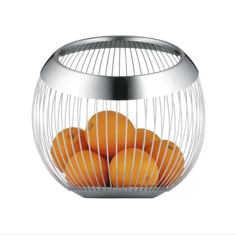 WMF Stylish Silver Wire Fruit Basket